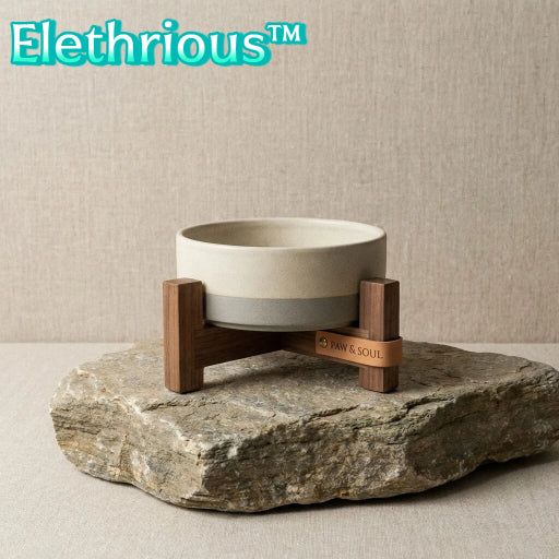 Elethrious™ Paw & Soul Elevated Pet Bowl