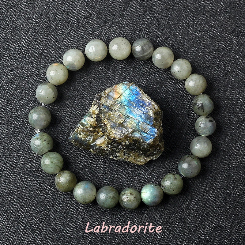 Geniune Epidote Zoisite Bead Bracelet Homme Natural Quartz Lava Tiger Eye Stone Bracelet Made of Natural Stone Jewelry for Women
