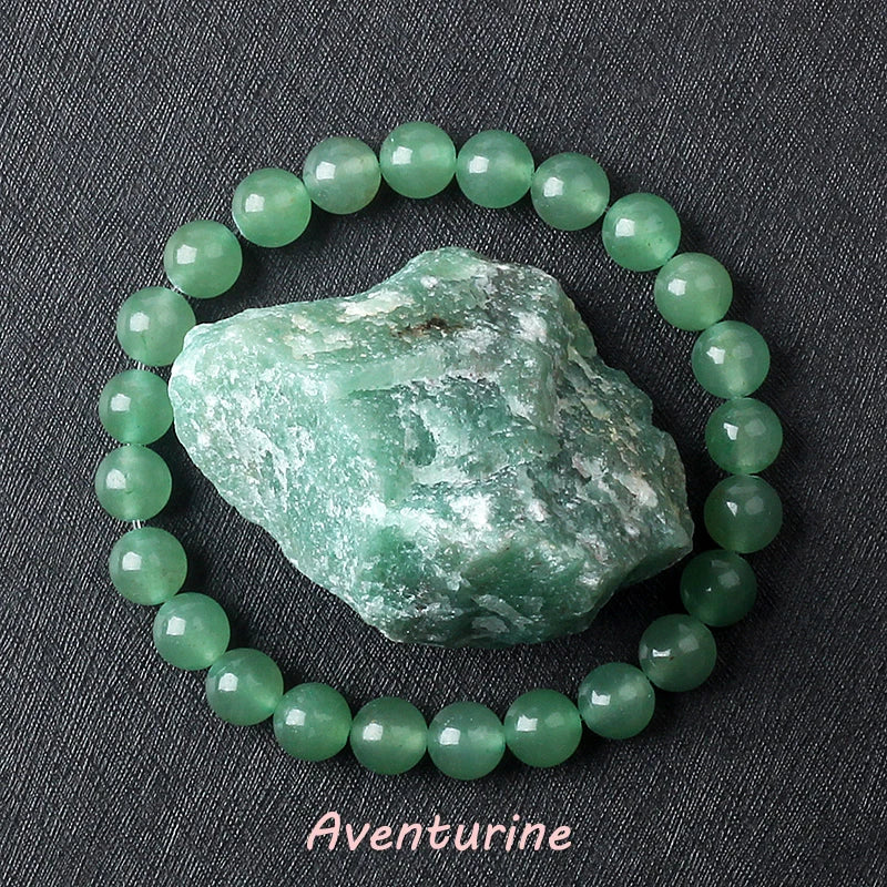 Geniune Epidote Zoisite Bead Bracelet Homme Natural Quartz Lava Tiger Eye Stone Bracelet Made of Natural Stone Jewelry for Women